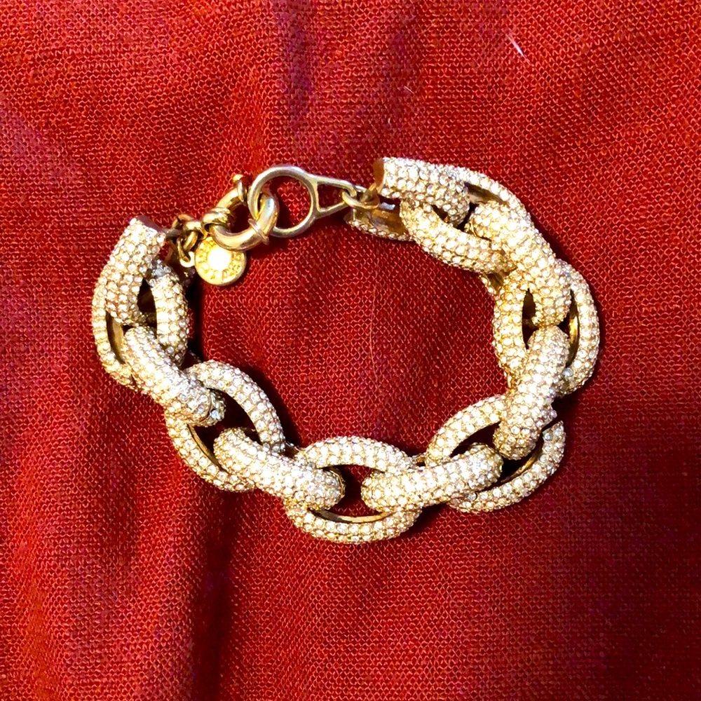 J Crew pave bracelet